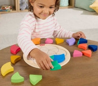 Fisher-price Wooden Color Wheel Puzzle