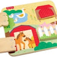 Fisher-price Wooden Farm Animals Board