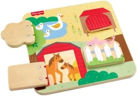 Fisher-price Wooden Farm Animals Board