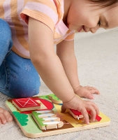 Fisher-price Wooden Farm Animals Board