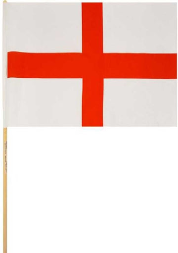 Flag Hand St George 45 x 30cm Nylon