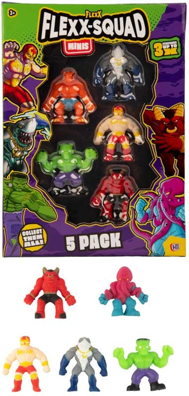 Flexx Flexx Squad Minis 5 Pack Assorted
