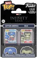 Funko Bitty Pop 2pk: Marvel Infinity Saga - Capt. A & Hulk