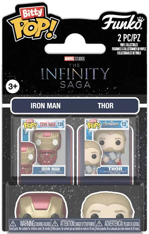 Funko Bitty Pop 2pk: Marvel Infinity Saga - Iron Man & Thor