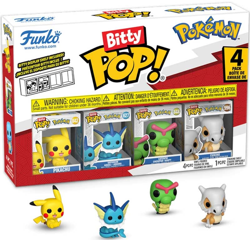 Funko Bitty Pop: Pokemon - Pikachu 4pk