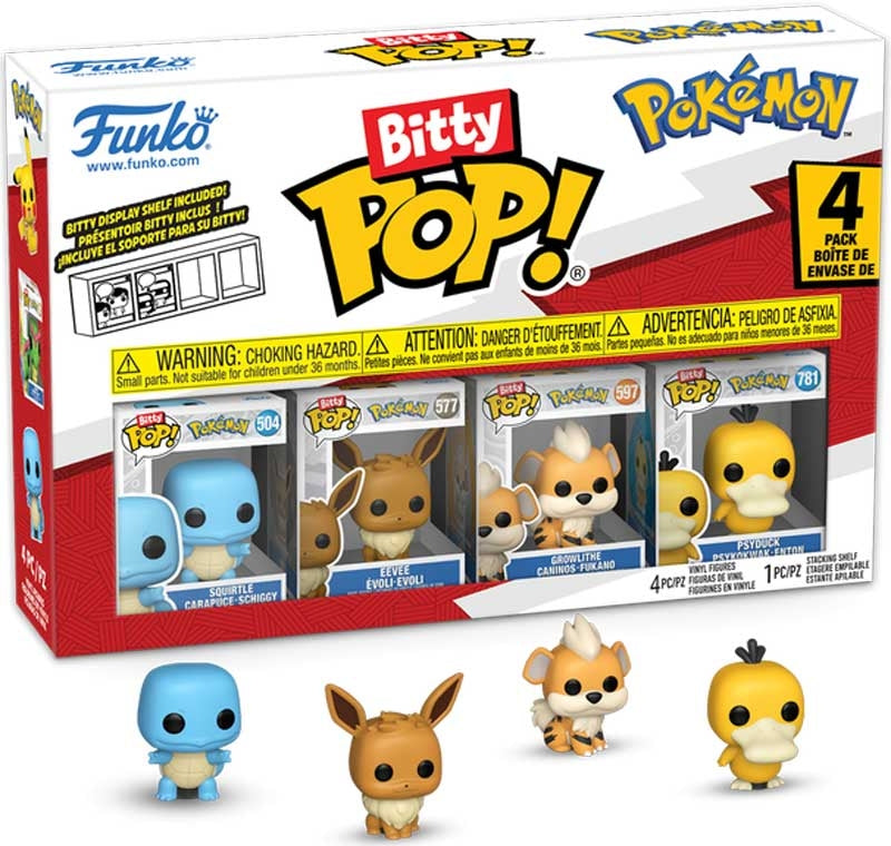 Funko Bitty Pop: Pokemon - Squirtle 4pk