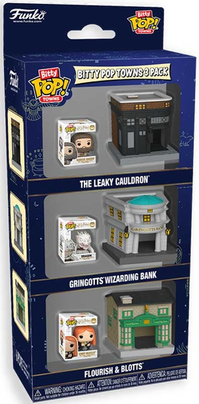 Funko Bitty Pop Town: Hp 3pk - Diagon Alley s1