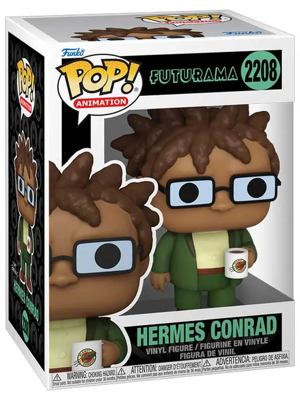 Funko Pop Animation: Futurama s5 - Hermes W/mug