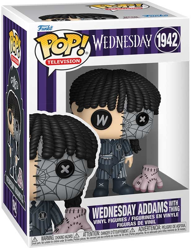 Funko Pop & Buddy: Pw s3 - Wednesday W/thing