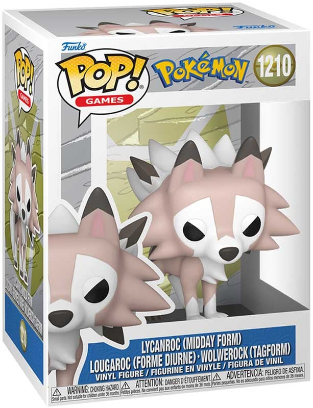 Funko Pop Games: Pokemon - Lycanroc - Midday