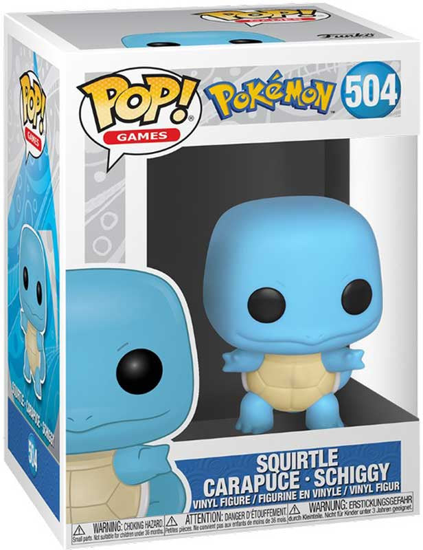 Funko Pop Games: Pokemon- Squirtle- Emea