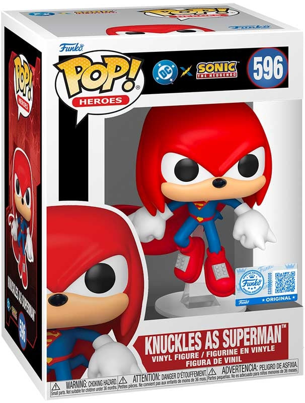 Funko Pop Heroes: Jla & Sonic - Knuckles/superman