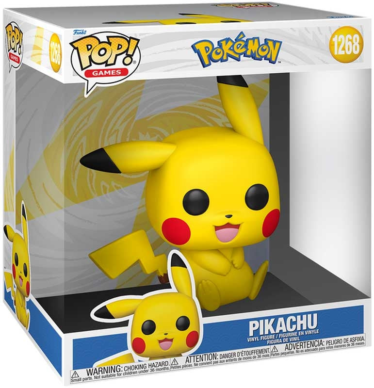 Funko Pop Jumbo: Pokemon - Pikachu - Sitting