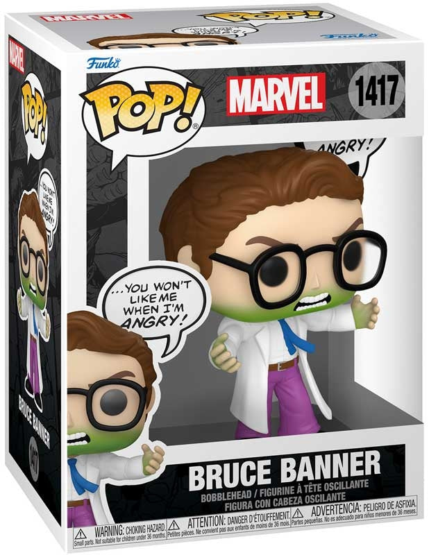 Funko Pop Marvel: Bruce Banner Dont Make Me Angry