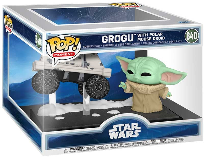 Funko Pop Moments: M&g s2 - Grogu With Polar Mouse Droid