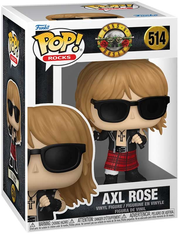 Funko Pop Rocks: gnrs3 - Axl Rose - Lald