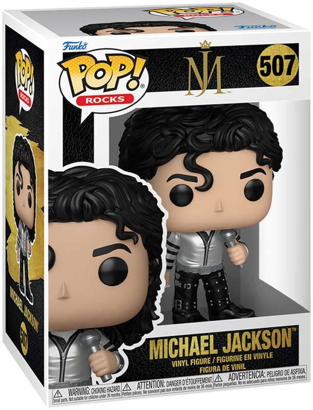 Funko Pop Rocks: Mj s5 - Bad Tour - Metallic