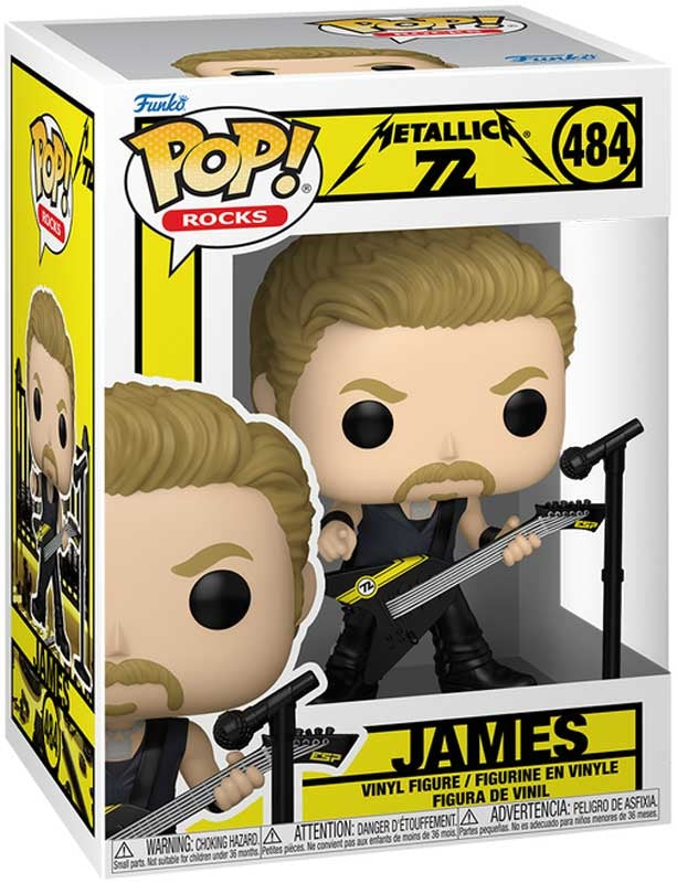 Funko Pop Rocks: Mt - James - 72s