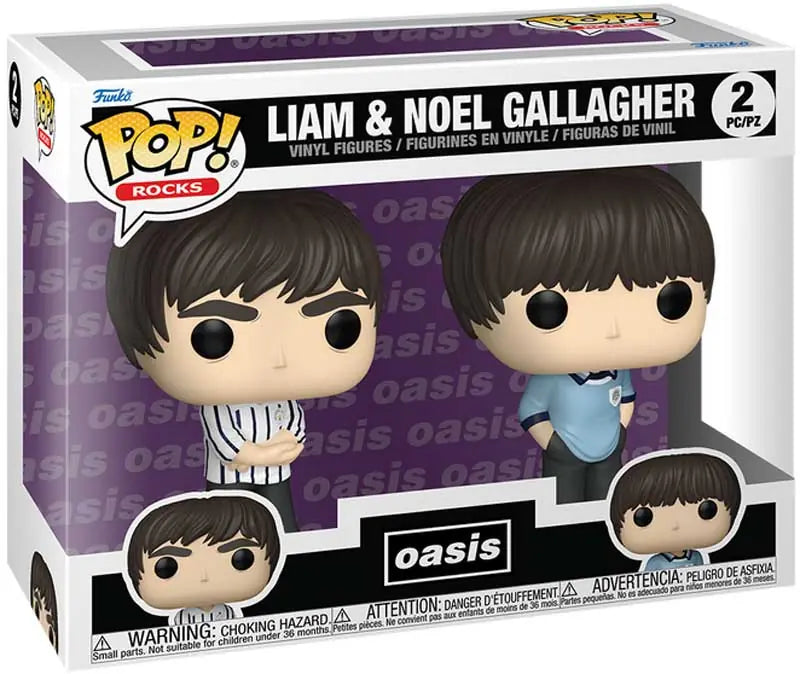Funko Pop Rocks: Oasis s2 - Liam & Noel Gallagher 2pk