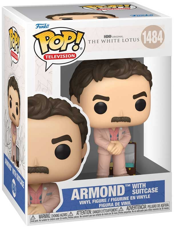 Funko Pop Tv: White Lotus - Armond W/suitcase
