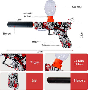 High-Octane Gel Blaster Pistol - Unleash the Thrill