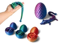 Giant 3D Printed Dragon Egg Assorted