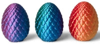 Giant 3D Printed Dragon Egg Assorted