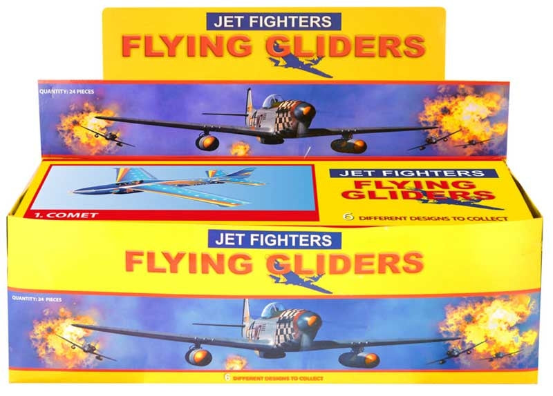 Gliders Plane Jet 44cm Assorted