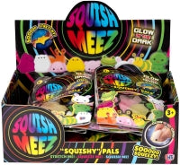Glow In The Dark Squish Meez Assorted