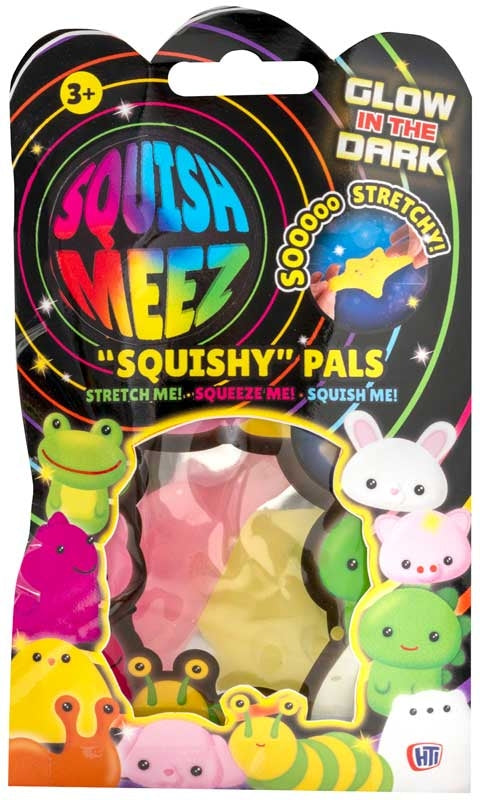 Glow In The Dark Squish Meez Assorted