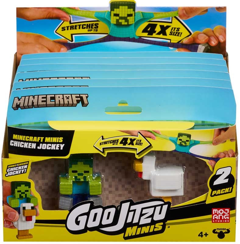 Goo Jit Zu Minecraft Minis 2 - Pack - Zombie & Chicken
