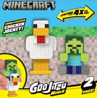 Goo Jit Zu Minecraft Minis 2 - Pack - Zombie & Chicken