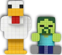 Goo Jit Zu Minecraft Minis 2 - Pack - Zombie & Chicken