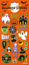 Halloween Boo (orange) Large Foil Stickers