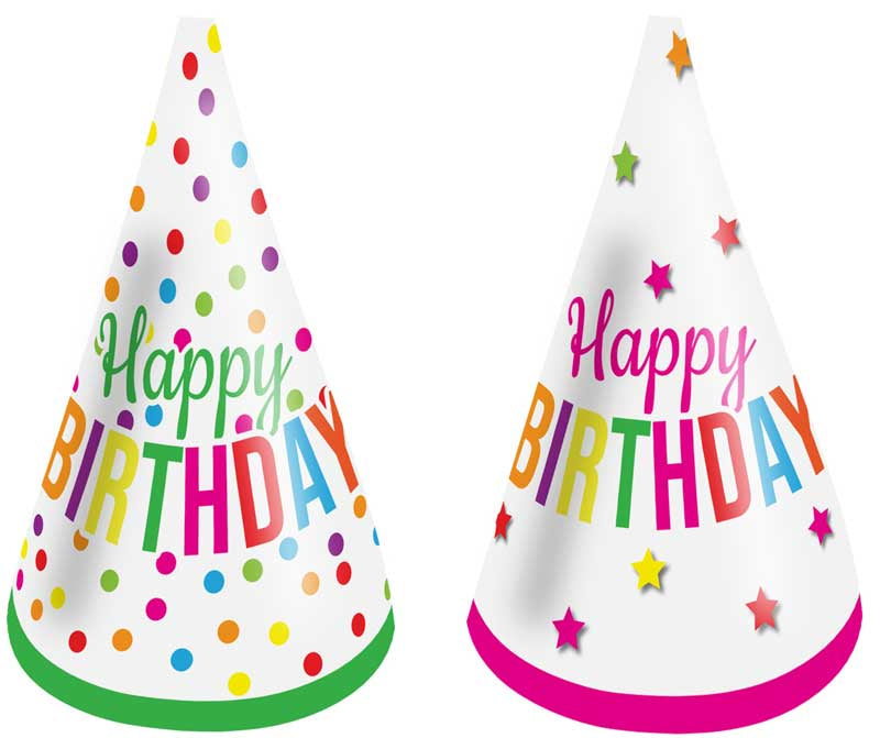 144-hat-cone-happy-birthday-16-5cm-6-assorted-cols