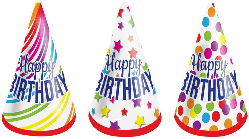 144-hat-cone-happy-birthday-16-5cm-6-assorted-cols