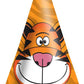 144 Hat Cones - Jungle 16.5cm 6 Assorted