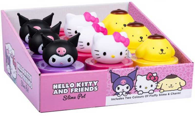 Hello Kitty Character Slime Pot 3 Assorted