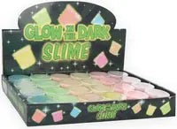 Henbrandt Glow In The Dark Slime Mini Tubs Assorted