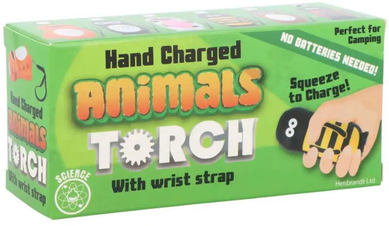 Henbrandt Hand Operated Animal Torches Assorted