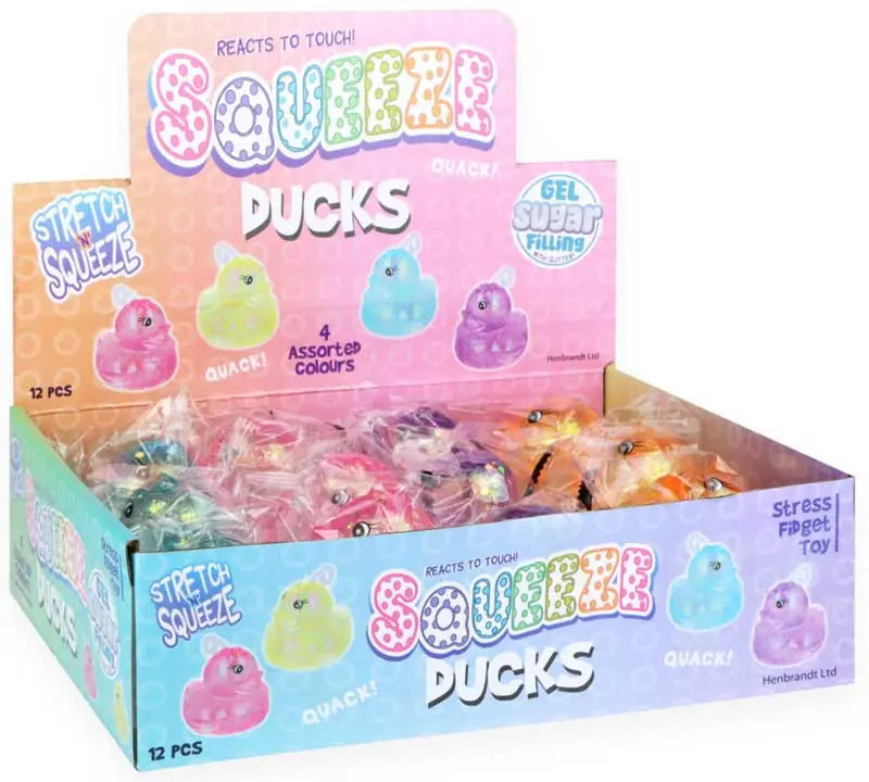 Henbrandt Squeezy Duck Toys Assorted