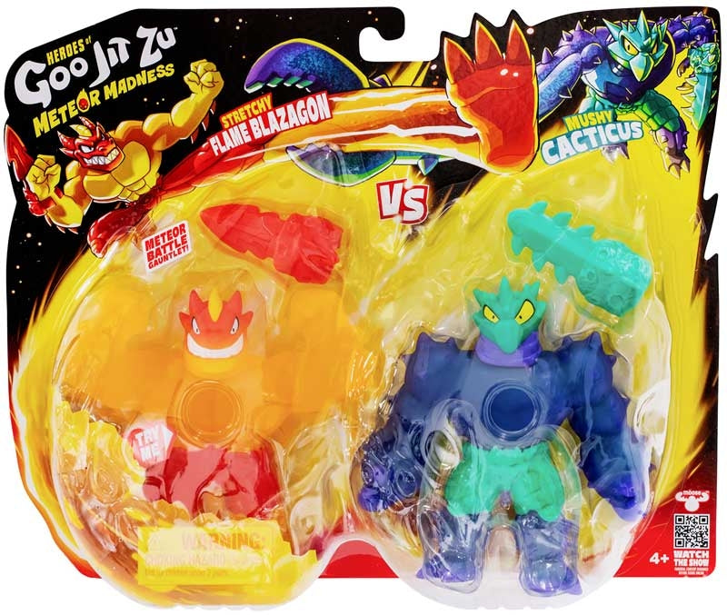 Heroes Of Goo Jit Zu Meteor Madness Versus Pack Flame Blazag