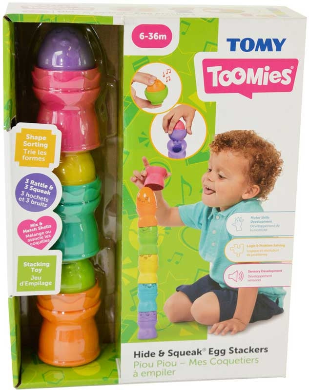 Hide &amp; Squeak Egg Stackers
