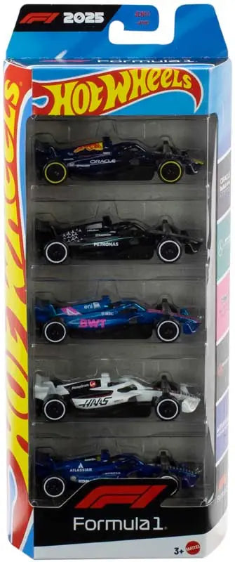 Hot Wheels Basic Car 5 Pack: Formula 1