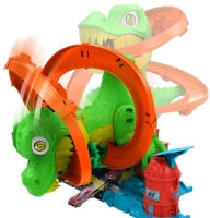 Hot Wheels City T - Rex Fire Station
