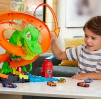 Hot Wheels City T - Rex Fire Station