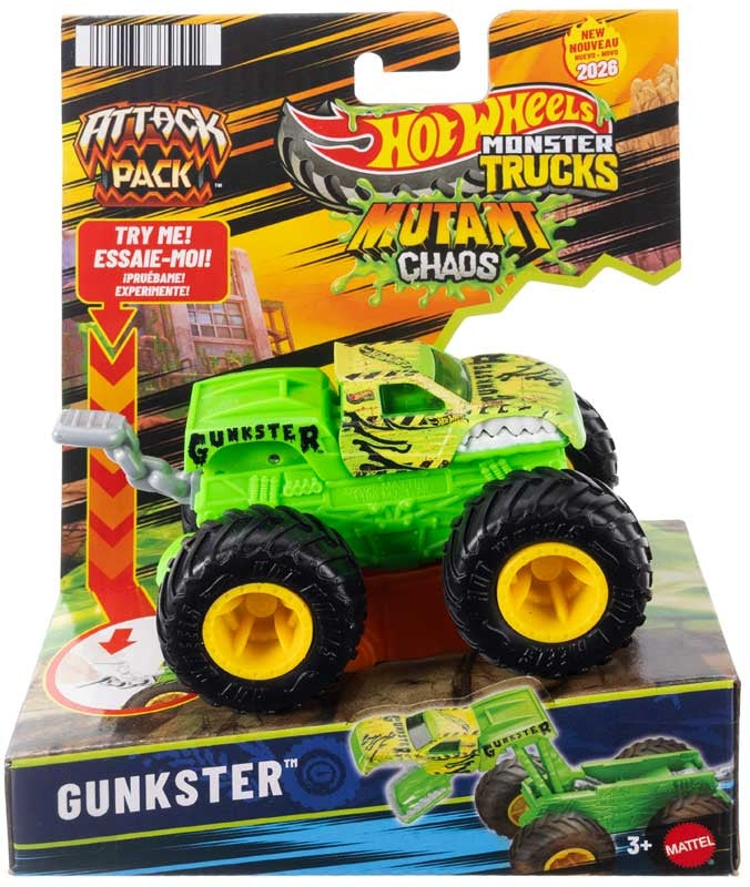 Hot Wheels Monster Trucks Attack Pack Assorted
