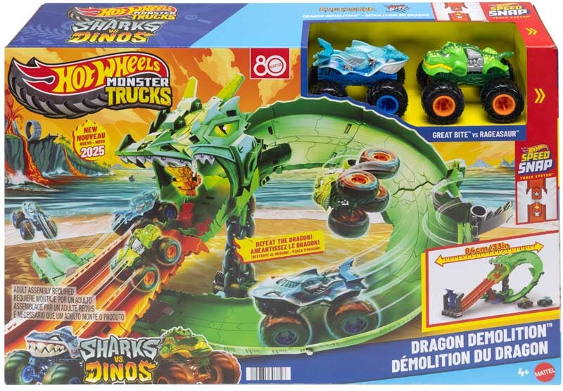 Hot Wheels Monster Trucks Dragon Demolition
