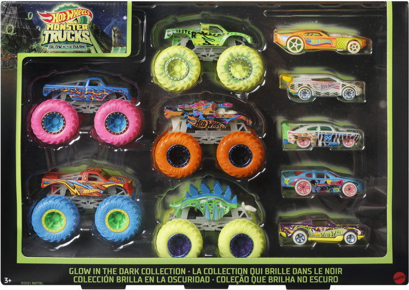 Hot Wheels Monster Trucks Glow In The Dark
