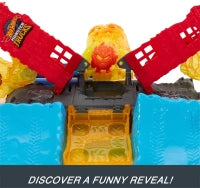 Hot Wheels - Monster Trucks Power Smashers 5 Alarms Tower Sm